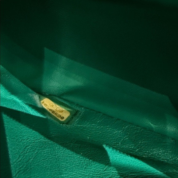 Chanel Green Quilted Mini Square Flap Bag - Picture 6 of 8